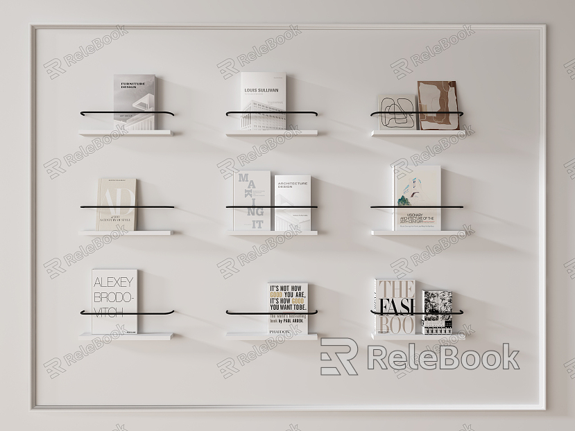 Modern Wall Shelf Bookshelf model