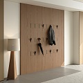 Modern wardrobe floor lamp 3d model