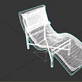 Modern Brown Leather Lounge Chair With Black Metal Frame And Comfortable Design