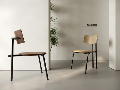 Metal Wooden Middle Ancient Dining Chair Leisure Chair Single Chair Backrest Chair Wooden Chair 3d model