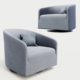 Sofa Single Sofa Seat Casual Sofa Single Chair 3d model