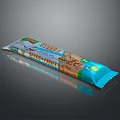 Organic Beach Fruit Granola Bar With Oats And Natural Ingredients