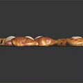 Assorted Pastries With Various Shapes And Colors Arranged On Black Surface