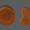 Modern Moon Cake Mid-Autumn Moon Cake Food Dessert 3d model