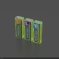 Mentholyptus Throat Lozenges Green Box Packaging With Lemon Grape Blueberry Flavors