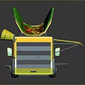Yellow Taco Truck With Large Taco On Top And Text Logo Design