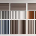 Modern Wall Panels With Various Striped Patterns And Multiple Color Selections For Home Decor 3d model