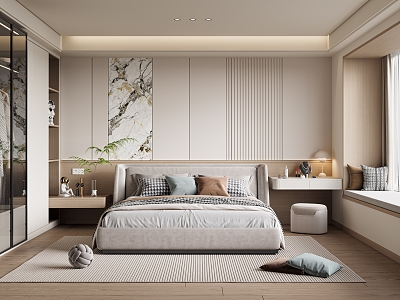 Modern Bedroom 3d model