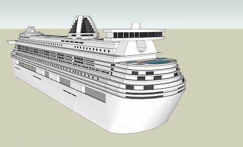 Modern Cruise 3d model