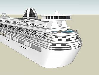 Modern Cruise 3d model