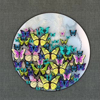 Modern Butterfly Craft 3d model