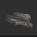 Natural Microlandform Rock Structure With Detailed Texture And Realistic Surface Formation