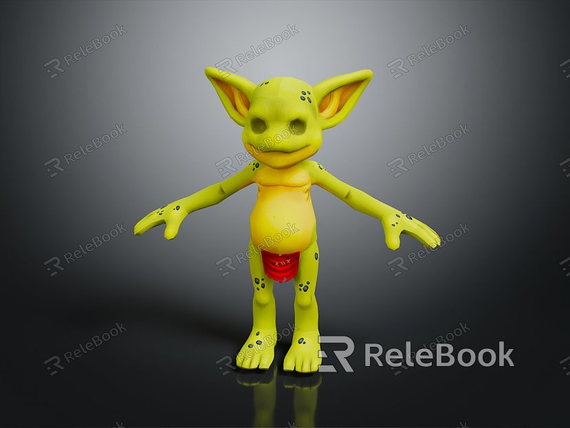 Goblin Monster Monster Ttroll Mountain Essence Alien Monster Alien Monster Alien Monster model