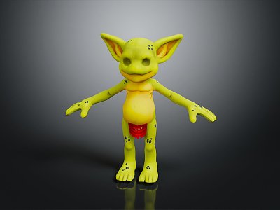 Goblin Monster Ttroll Mountain Essence Alien Monster Alien Monster Alien Monster 3d model