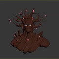 Elf Tree Demon Tree Monster Tree Man Tree Elf Monster Alien Monster 3d model