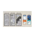 Background Wall Displaying Strong Weak Electrical And Thin set Installation Systems With Auxiliary Material Brands