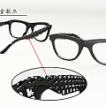 Two Pairs Of Black Frame Eyeglasses With Clear Lenses And Sleek Temple Design Details