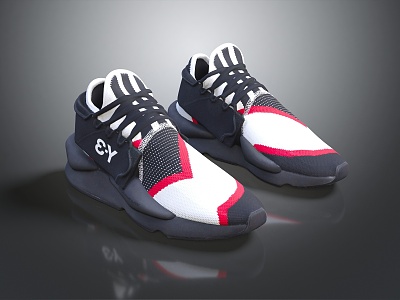 Modern sneaker Adidas sneakers 3d model