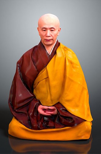 monk, small monk, monk, monk, monk, monk, Taoist priest, ancient male, ancient man, ancient figure 3d model