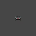 Classic Gray Two Door Car With Sleek Body And Vintage Hardtop Wheels