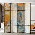 Modern Screen Partition 3d model