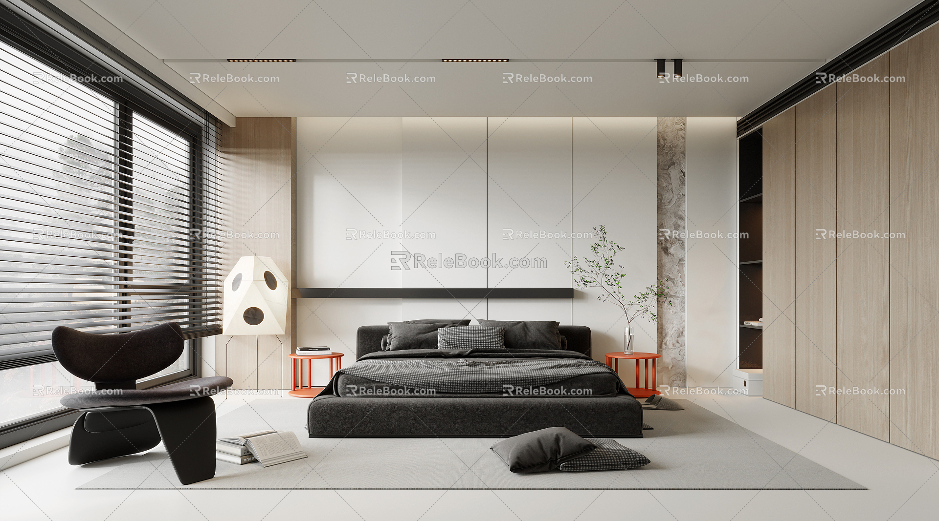 Modern Bedroom Home Master Bedroom 3d model