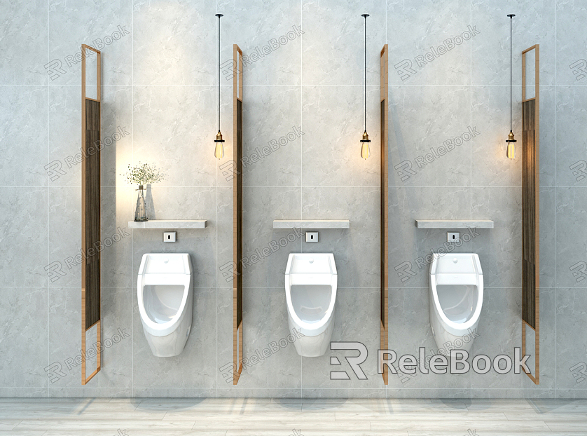 Modern urinal urinal partition model