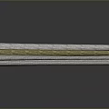 Natural Wood And Stone Long Strips Featuring Orange Cross Sections And Gray Textures