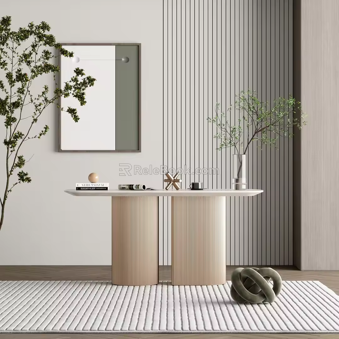 Simple Style Tea Table 3d model