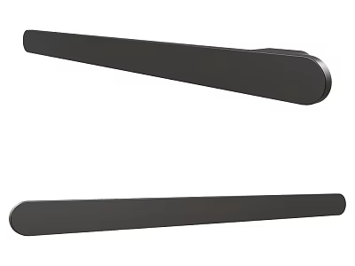Bathroom Accessories Black Wall Mounted Towel Bars For Modern Bathroom Decoration 3d model