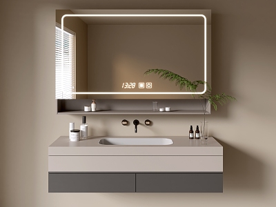 Modern Bathroom Cabinet Bathroom Basin Bathroom Ornaments 3d model