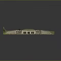 Tower defense sentry tower air defense watchtower observatory tower loft 3d model