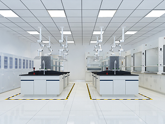 Modern Laboratory 3d model