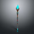 Scepter Ancient Scepter Cane Ancient Scepter Magic Scepter Metal Scepter Classical Scepter Magic Scepter 3d model