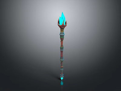Scepter Ancient Scepter Cane Ancient Scepter Magic Scepter Metal Scepter Classical Scepter Magic Scepter 3d model