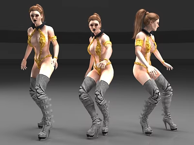 Sexy Vampire Woman 3d model