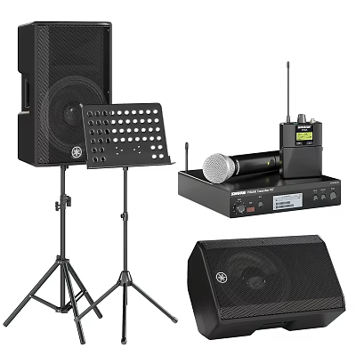 Modern Sound Stage Sound System Equipment 3d model