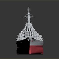 Ship Ship Warship Warship 3d model