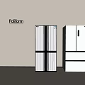 Haier White Multi Door Refrigerators Modern Sleek Design For Home Kitchen Use