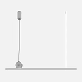 Modern Black Pendant Light With Horizontal Bar And Globe Shades For Interior Design