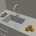 Vegetable basin pool 3d model