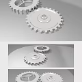High Quality Hardware Tools Precision Gears with Durable Metal Construction for Industrial Mechanical Use 3d model