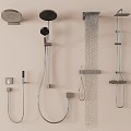 Modern Shower Shower 3d model