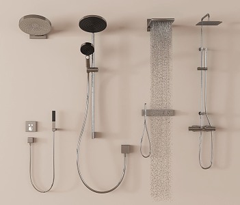 Modern Shower 3d model