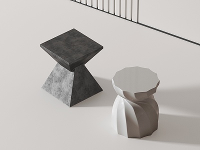 Modern side corner 3d model