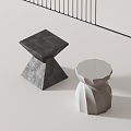 Modern side corner 3d model