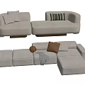 Modern Edra Combination Sofa 3d model