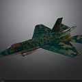 Camouflaged Space Shuttle Design With Aerospace Features And Details