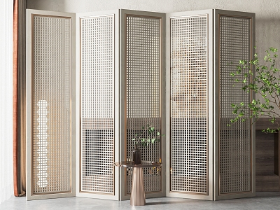 Modern Screen Partition 3d model