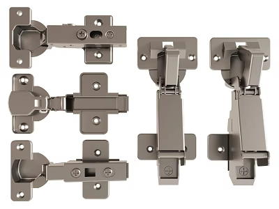 Stainless Steel Hardware Hinges For Furniture Doors 3d model